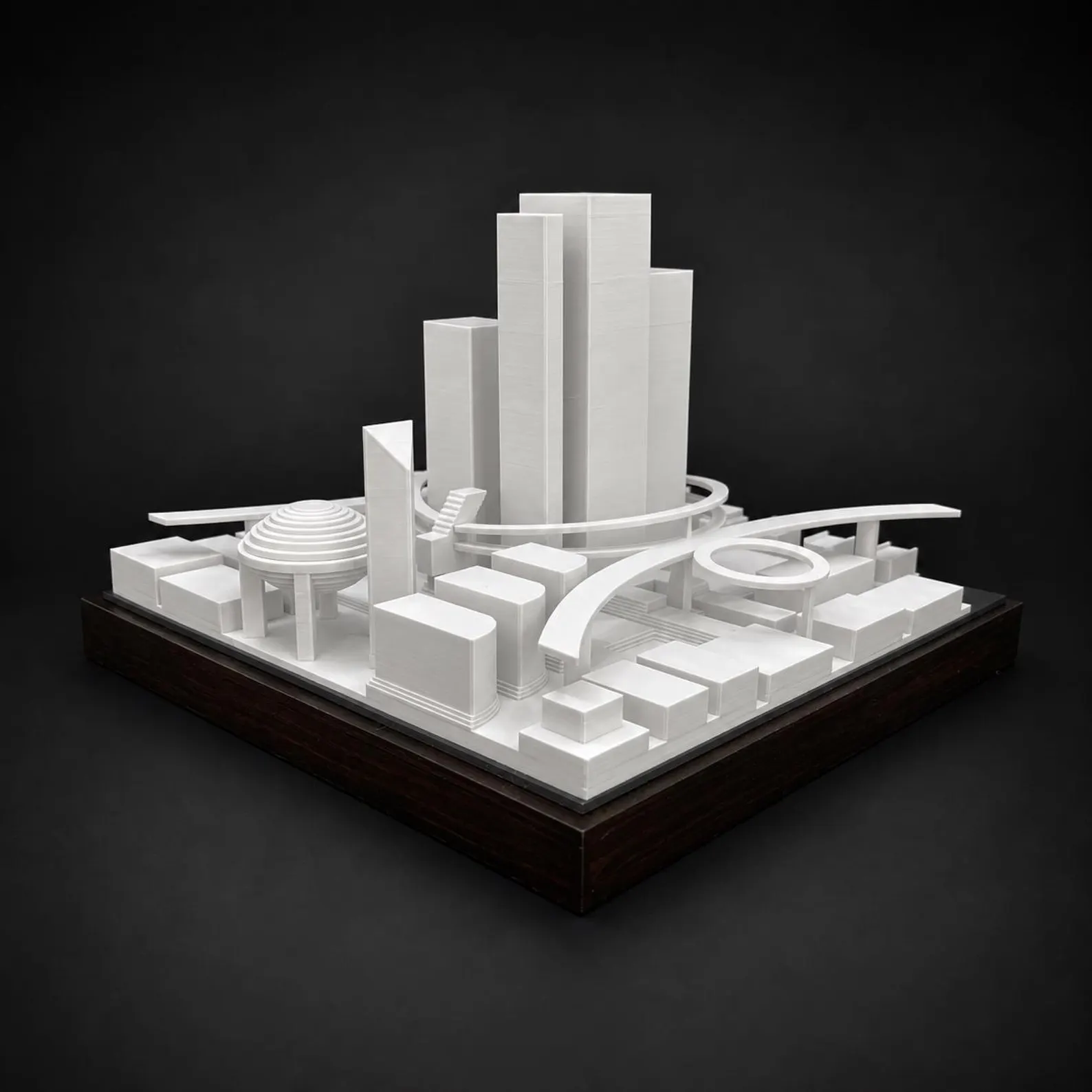 RoboCop Delta City model, three-quarter view