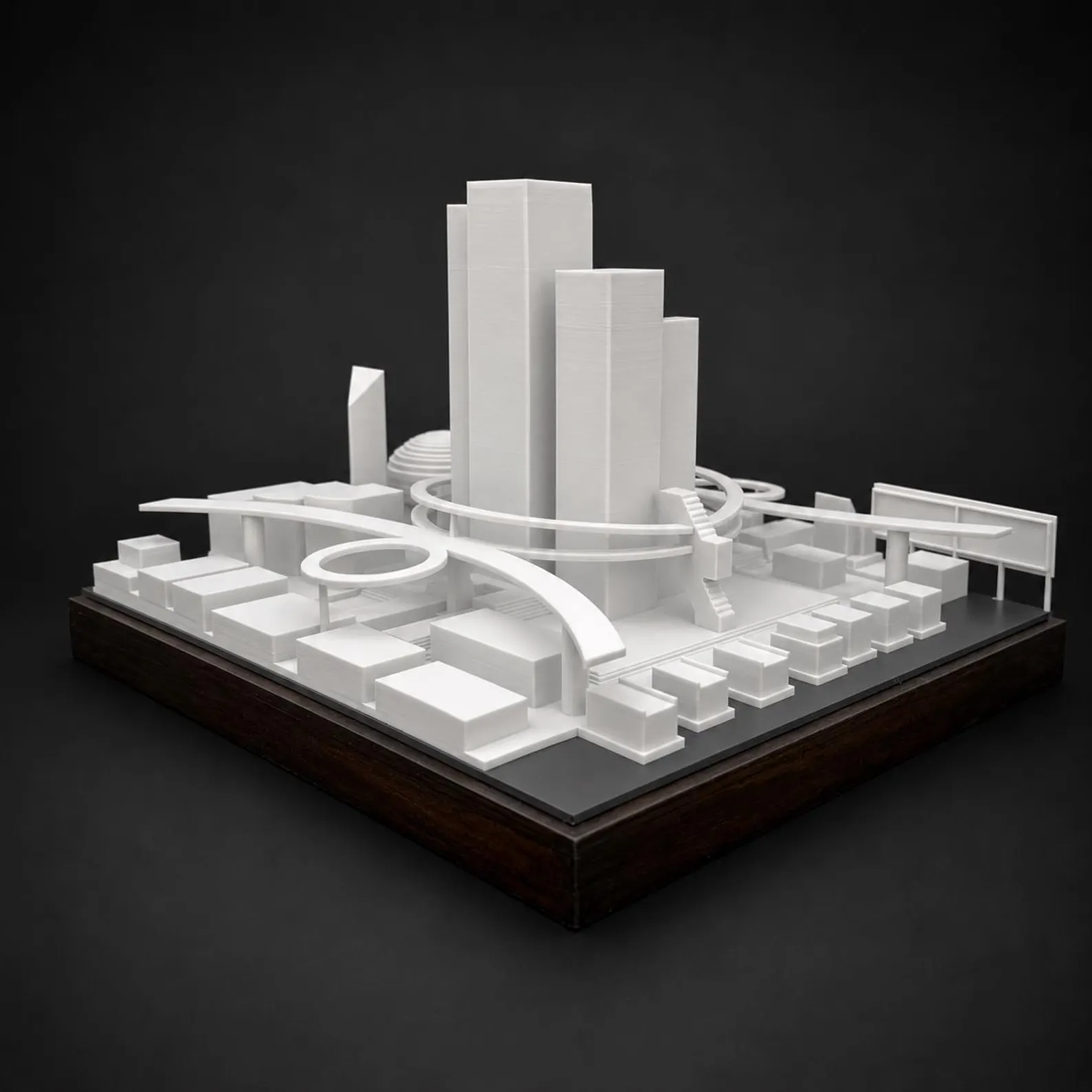 RoboCop Delta City model, rear view