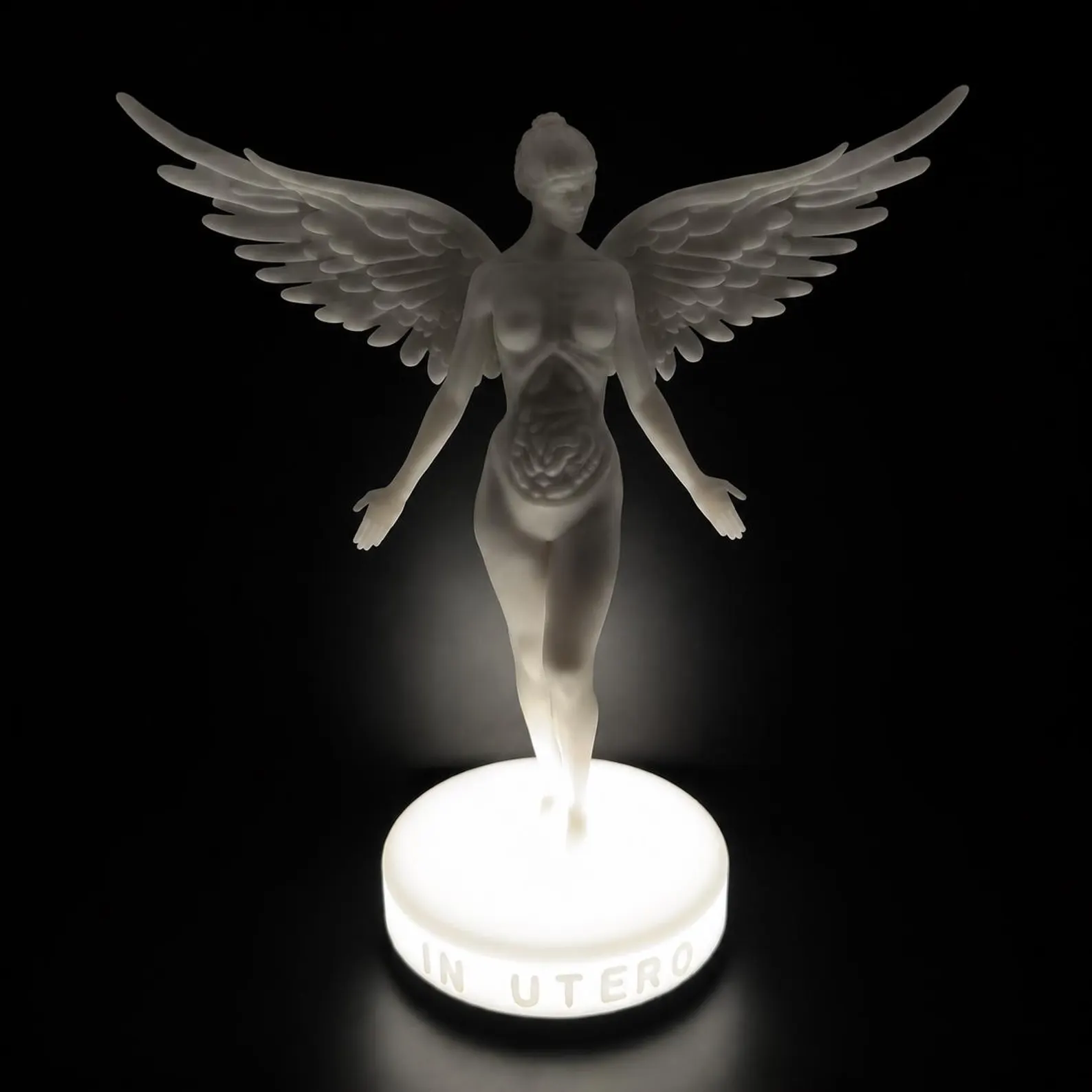 Nirvana - In Utero Angel Sculpture with illuminated base